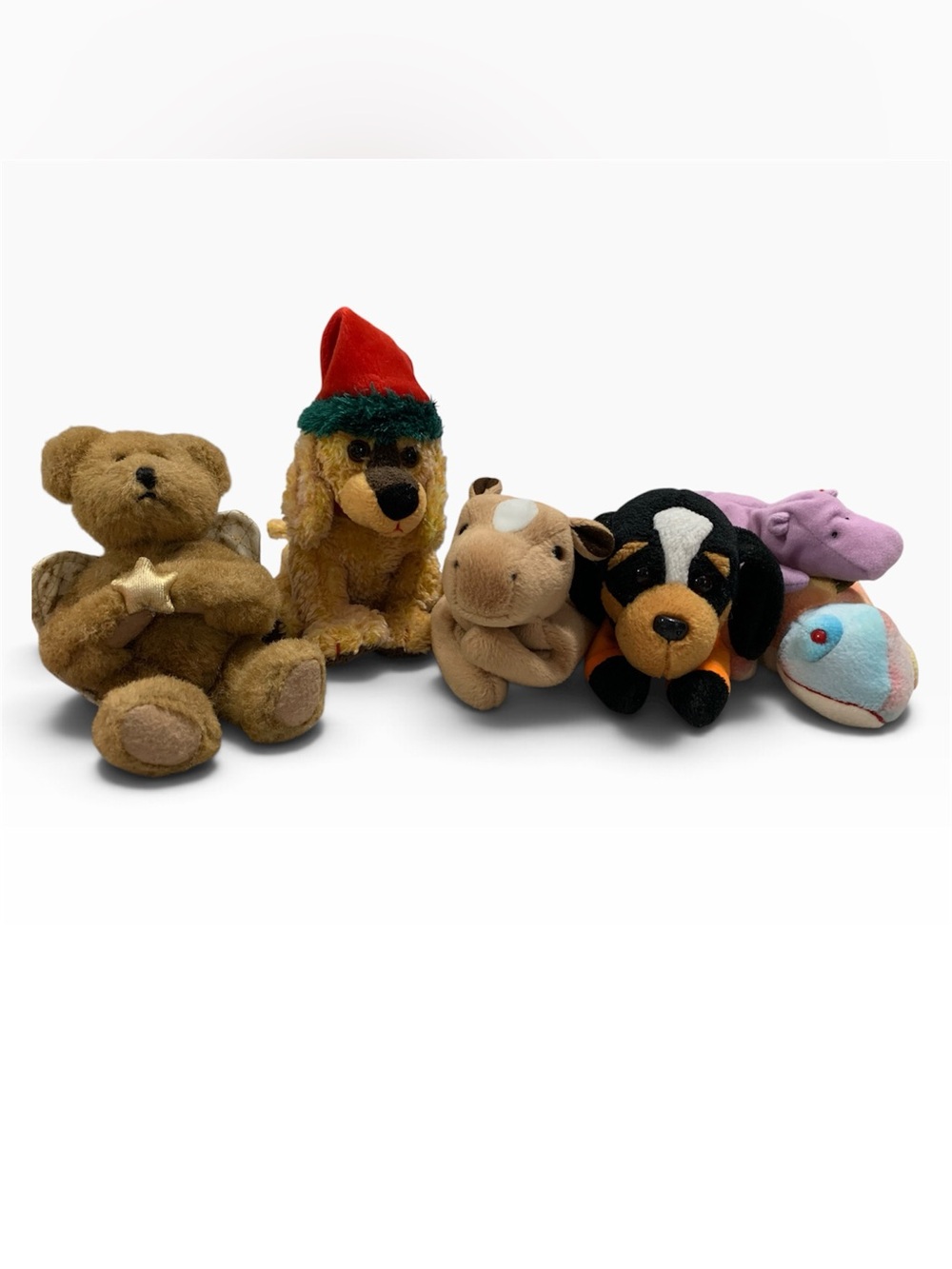 Ty Beanie Babies Plush Lot Iggy Derby Jinglepup Boyds Bears + More Vintage 1993